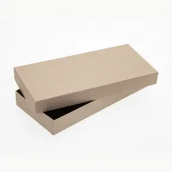 18 Choc Board Box & Lid;Natural Kraft Paper